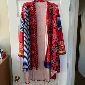 Colorful Patterned Women's Sweater/Shrug